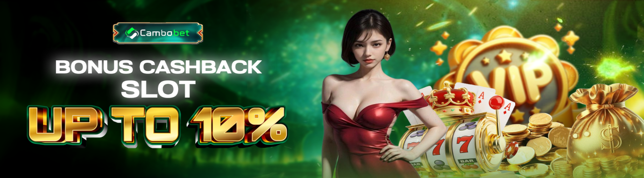 BONUS CASHBACK SLOT 10%